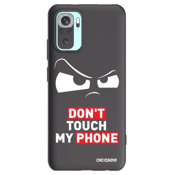 Picasee crna silikonska maskica za Xiaomi Redmi Note 10 Pro - Cloudy Eye - Transparent