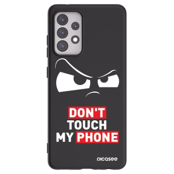 Picasee crna silikonska maskica za Samsung Galaxy A52s 5G A528B - Cloudy Eye - Transparent