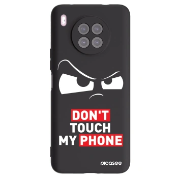 Picasee crna silikonska maskica za Huawei Nova 8i - Cloudy Eye - Transparent
