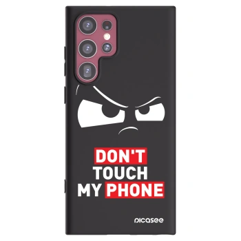 Picasee crna silikonska maskica za Samsung Galaxy S22 Ultra 5G - Cloudy Eye - Transparent