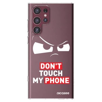 Picasee silikonska prozirna maskica za Samsung Galaxy S22 Ultra 5G - Cloudy Eye - Transparent