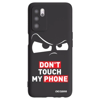 Picasee crna silikonska maskica za OPPO A16 - Cloudy Eye - Transparent