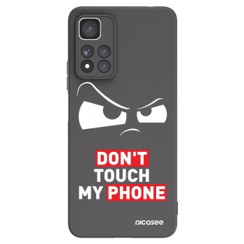 Picasee crna silikonska maskica za Xiaomi Redmi Note 11 Pro+ 5G - Cloudy Eye - Transparent