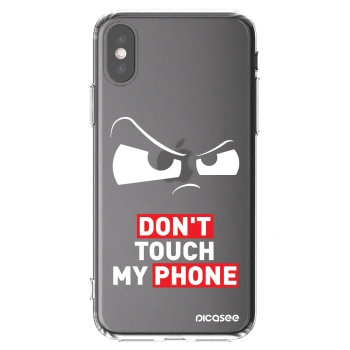 Picasee silikonska prozirna maskica za Apple iPhone X/XS - Cloudy Eye - Transparent