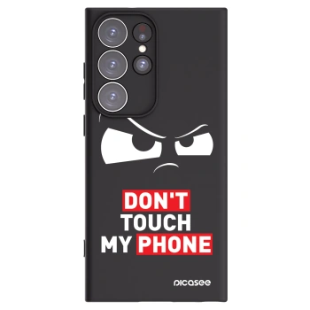 Picasee crna silikonska maskica za Samsung Galaxy S23 Ultra 5G - Cloudy Eye - Transparent