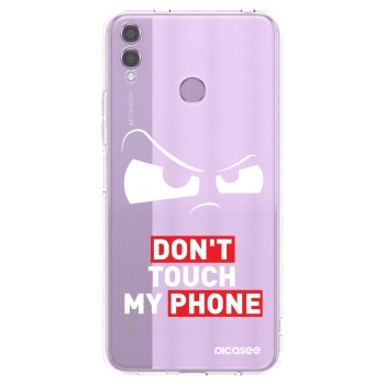 Picasee silikonska prozirna maskica za Honor 8X - Cloudy Eye - Transparent