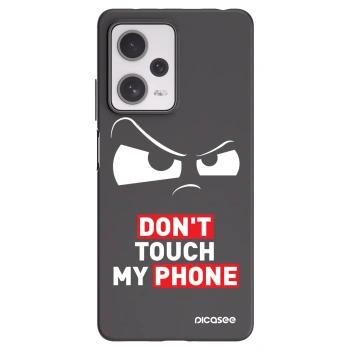 Picasee crna silikonska maskica za Xiaomi Redmi Note 12 Pro+ 5G - Cloudy Eye - Transparent