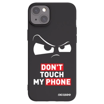 Picasee crna silikonska maskica za Apple iPhone 15 Plus - Cloudy Eye - Transparent