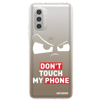 Picasee silikonska prozirna maskica za Motorola Moto G51 - Cloudy Eye - Transparent