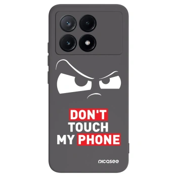 Picasee crna silikonska maskica za Xiaomi Poco X6 Pro - Cloudy Eye - Transparent