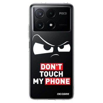 Picasee silikonska prozirna maskica za Xiaomi Poco X6 Pro - Cloudy Eye - Transparent
