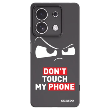 Picasee crna silikonska maskica za Xiaomi Redmi Note 13 4G - Cloudy Eye - Transparent