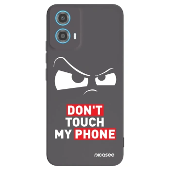 Picasee crna silikonska maskica za Motorola Moto G34 5G - Cloudy Eye - Transparent