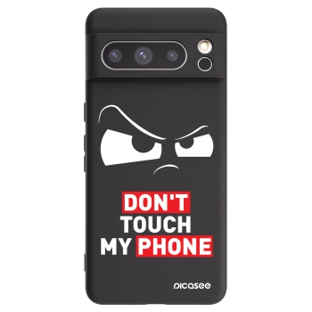 Picasee crna silikonska maskica za Google Pixel 8 Pro - Cloudy Eye - Transparent