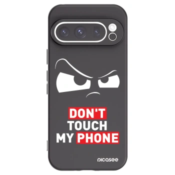Picasee crna silikonska maskica za Google Pixel 9 Pro - Cloudy Eye - Transparent