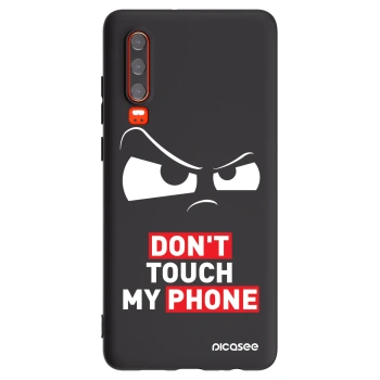 Picasee crna silikonska maskica za Huawei P30 - Cloudy Eye - Transparent