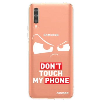 Picasee silikonska prozirna maskica za Samsung Galaxy A70 A705F - Cloudy Eye - Transparent