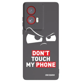 Picasee crna silikonska maskica za Motorola Edge 50 Fusion - Cloudy Eye - Transparent