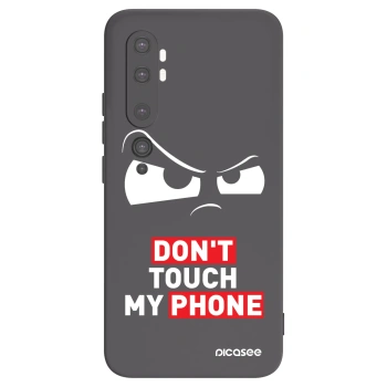 Picasee crna silikonska maskica za Xiaomi Mi Note 10 (Pro) - Cloudy Eye - Transparent