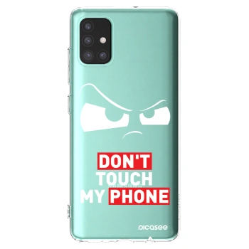 Picasee silikonska prozirna maskica za Samsung Galaxy A51 A515F - Cloudy Eye - Transparent