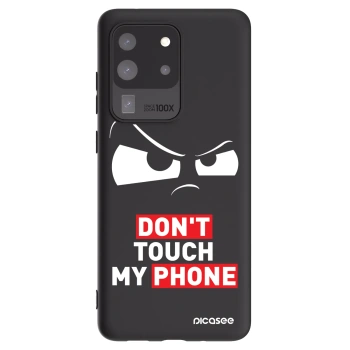 Picasee crna silikonska maskica za Samsung Galaxy S20 Ultra 5G G988F - Cloudy Eye - Transparent