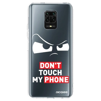 Picasee silikonska prozirna maskica za Xiaomi Redmi Note 9 Pro - Cloudy Eye - Transparent