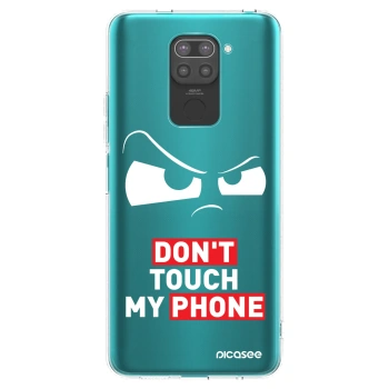 Picasee crna silikonska maskica za Xiaomi Redmi Note 9 - Cloudy Eye - Transparent