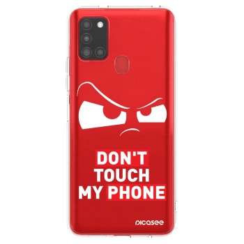 Picasee silikonska prozirna maskica za Samsung Galaxy A21s - Cloudy Eye - Transparent