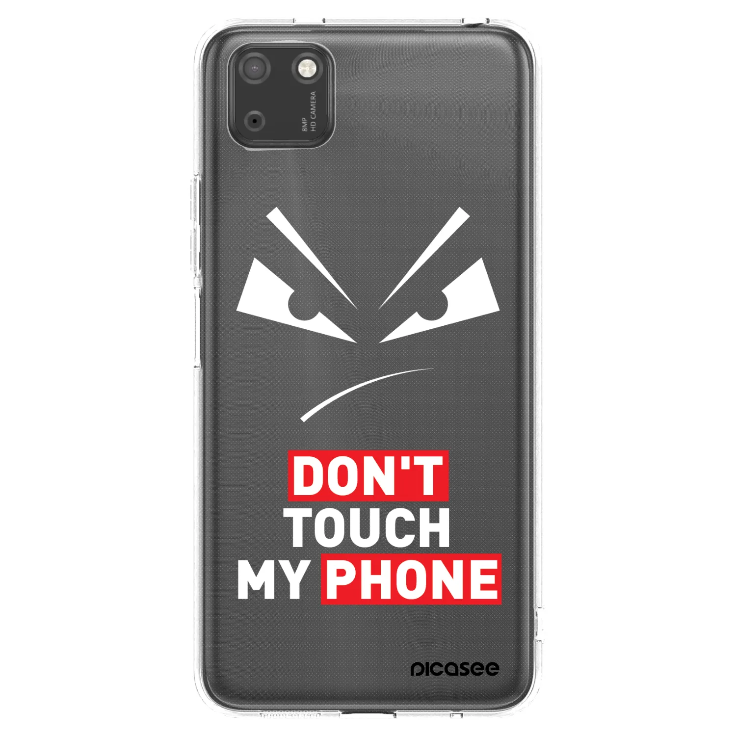 Picasee silikonska prozirna maskica za Huawei Y5P - Evil Eye - Transparent