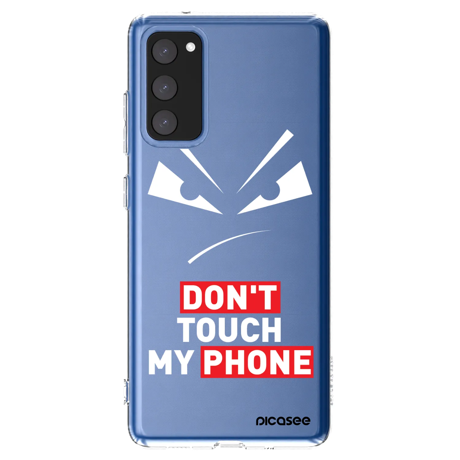 Picasee silikonska prozirna maskica za Samsung Galaxy S20 FE - Evil Eye - Transparent