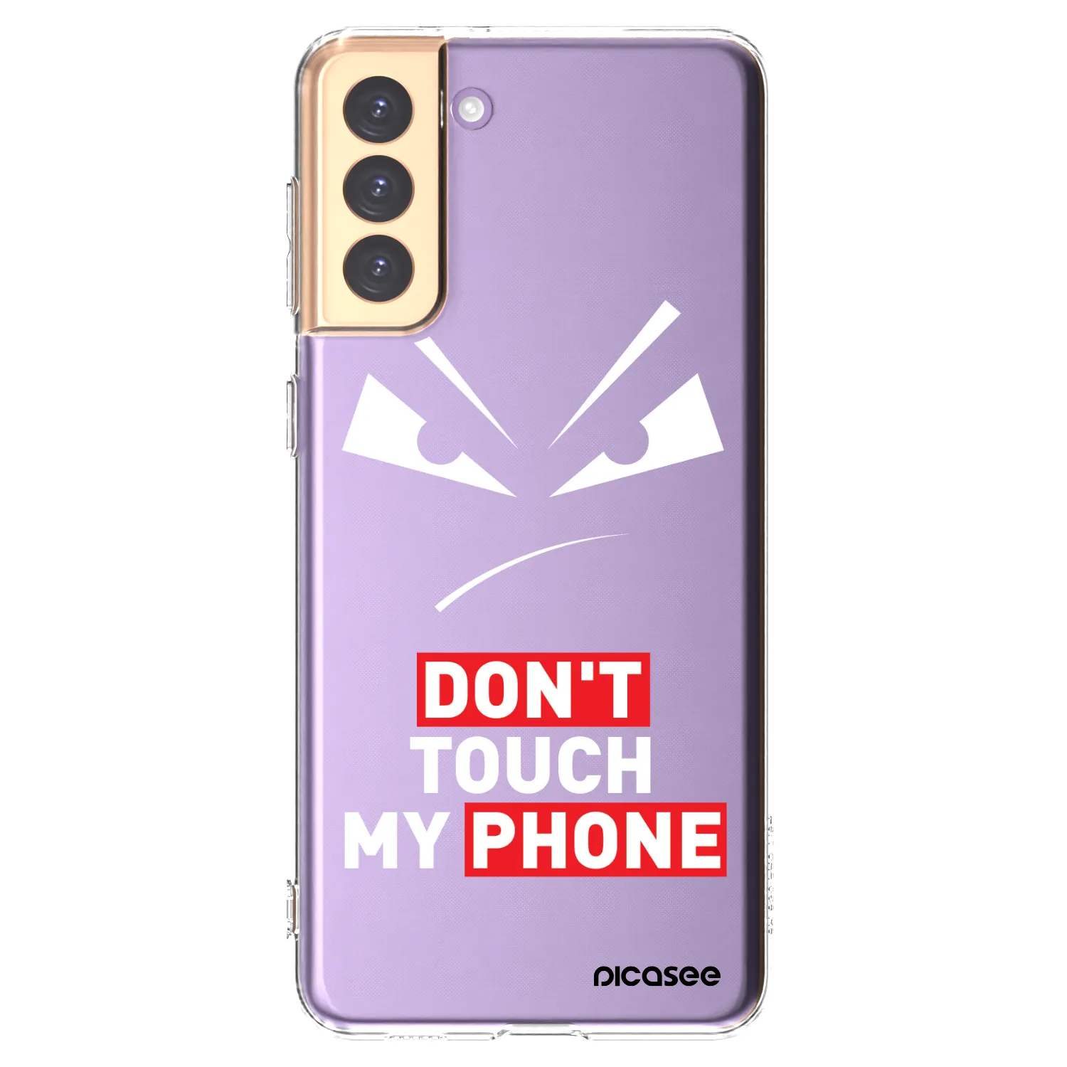 Picasee silikonska prozirna maskica za Samsung Galaxy S21+ 5G G996F - Evil Eye - Transparent