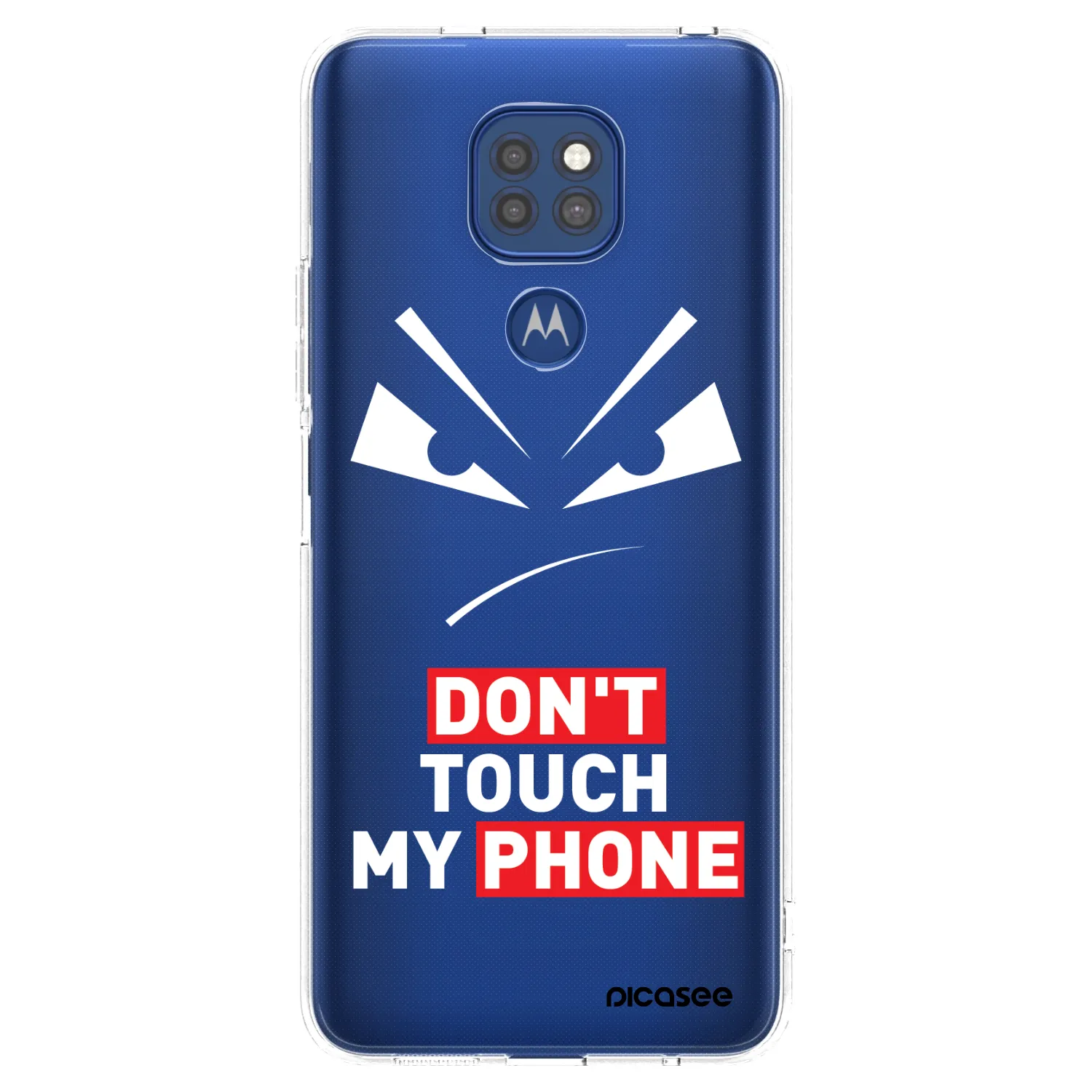 Picasee silikonska prozirna maskica za Motorola Moto G9 Play - Evil Eye - Transparent