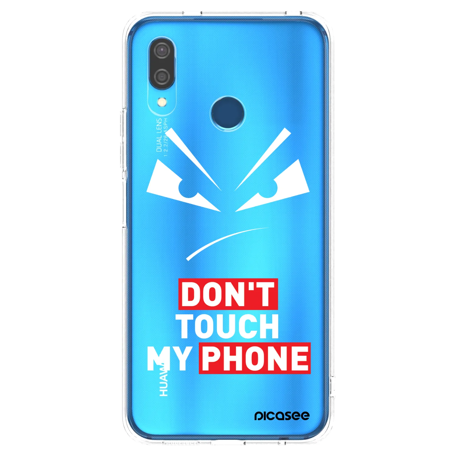 Picasee silikonska prozirna maskica za Huawei P20 Lite - Evil Eye - Transparent