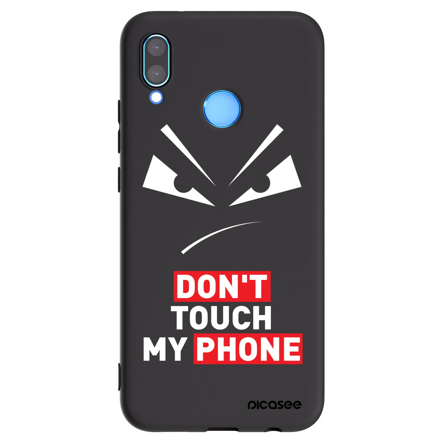 Picasee crna silikonska maskica za Huawei P20 Lite - Evil Eye - Transparent
