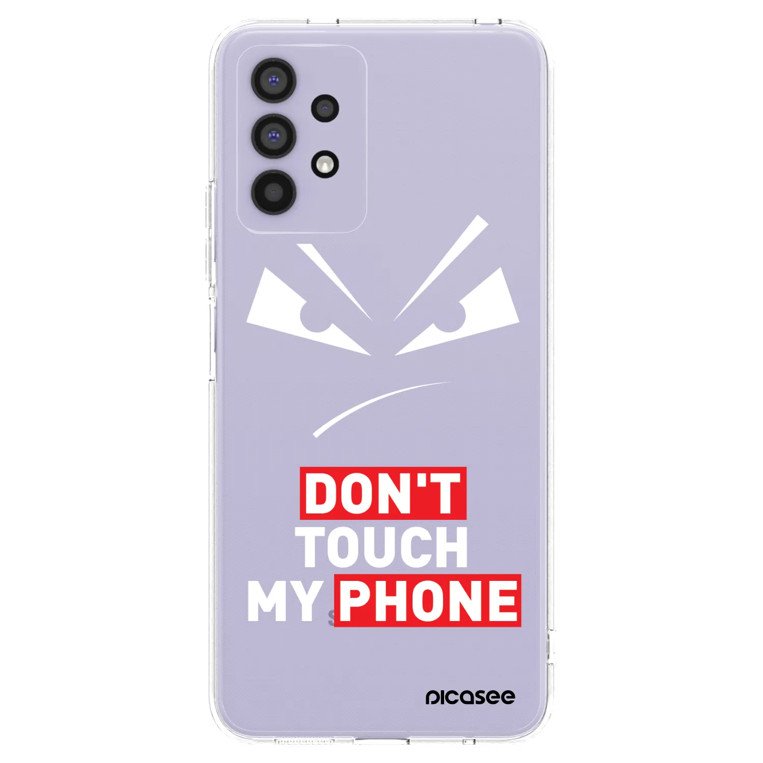 Picasee silikonska prozirna maskica za Samsung Galaxy A32 4G SM-A325F - Evil Eye - Transparent