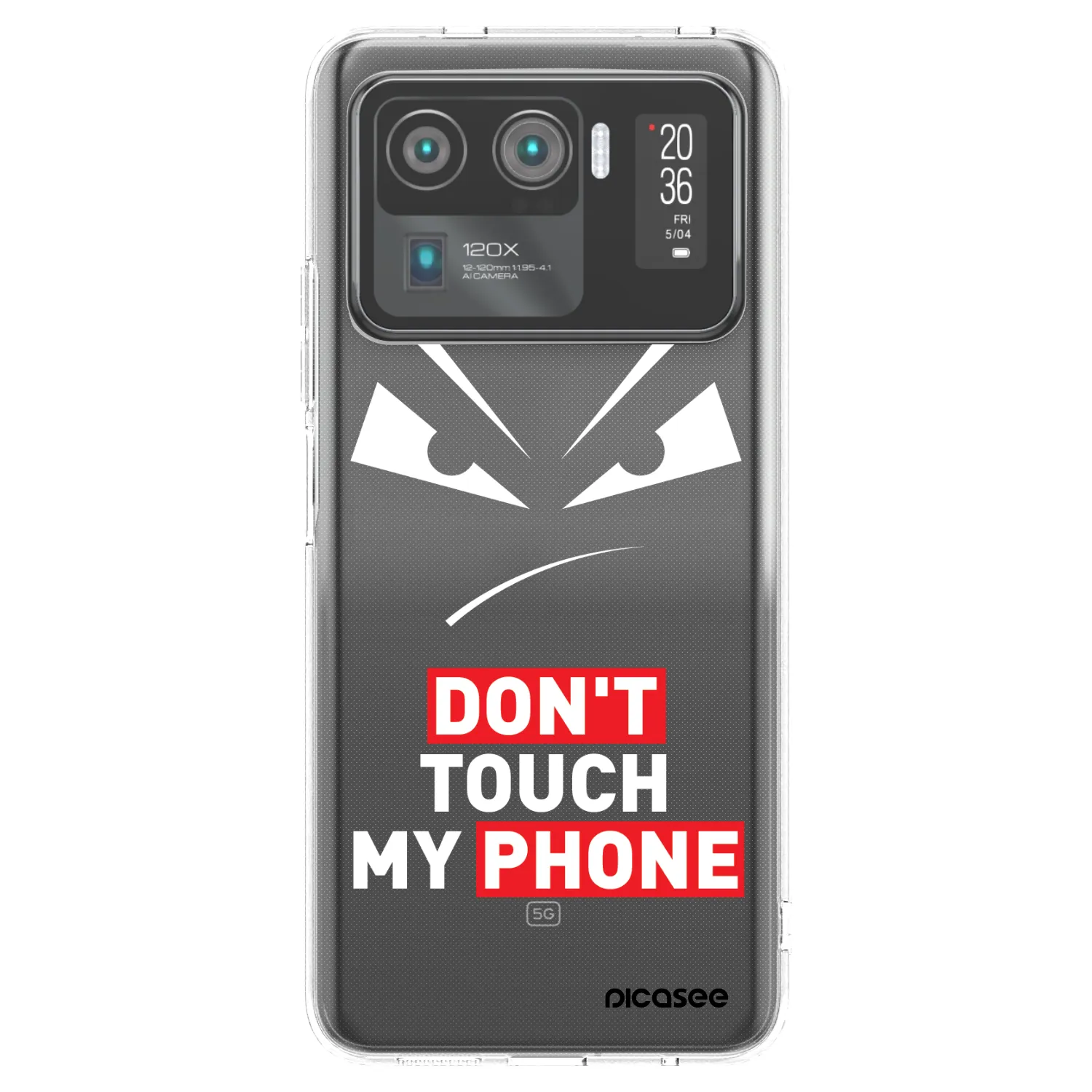 Picasee silikonska prozirna maskica za Xiaomi Mi 11 Ultra - Evil Eye - Transparent