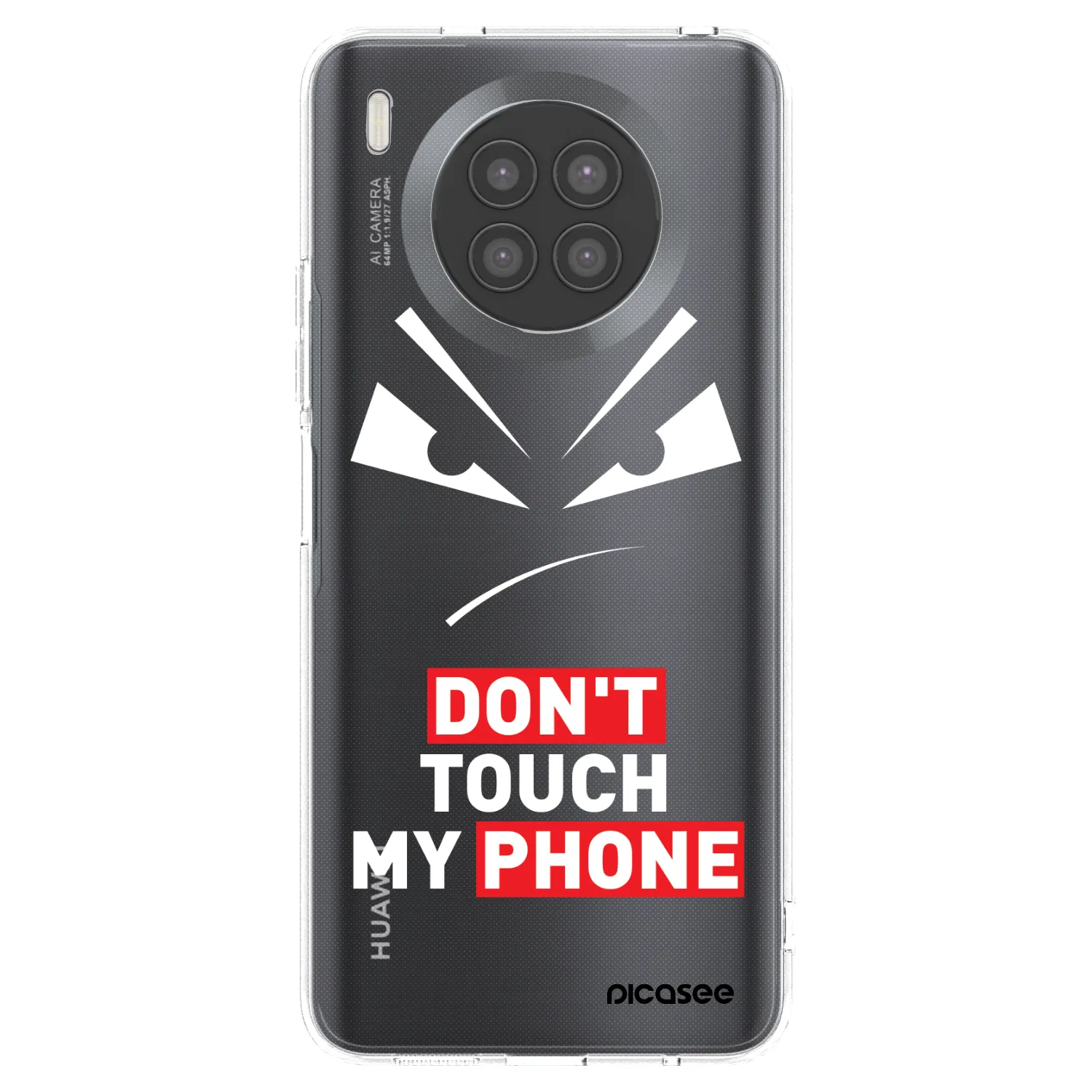 Picasee silikonska prozirna maskica za Huawei Nova 8i - Evil Eye - Transparent