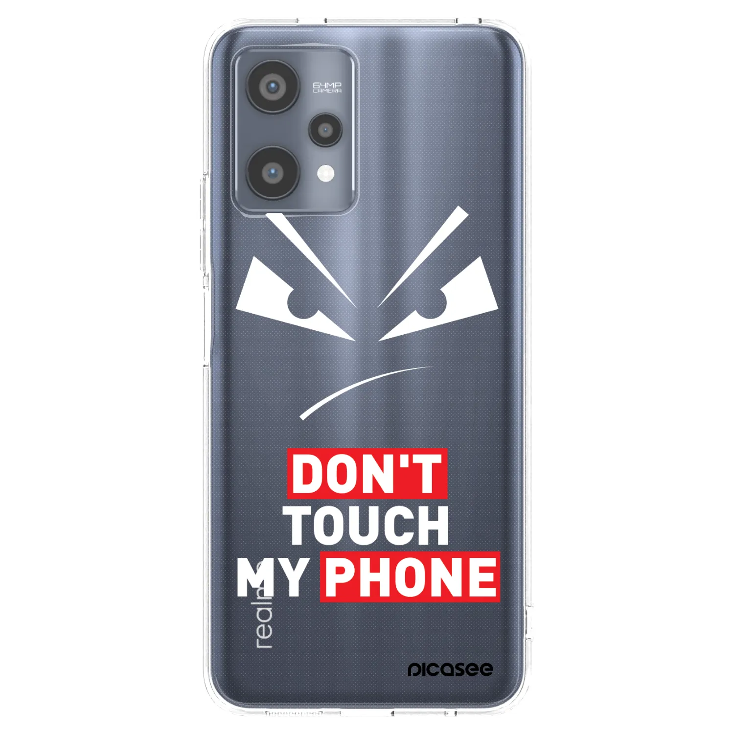 Picasee silikonska prozirna maskica za Realme 9 Pro 5G - Evil Eye - Transparent