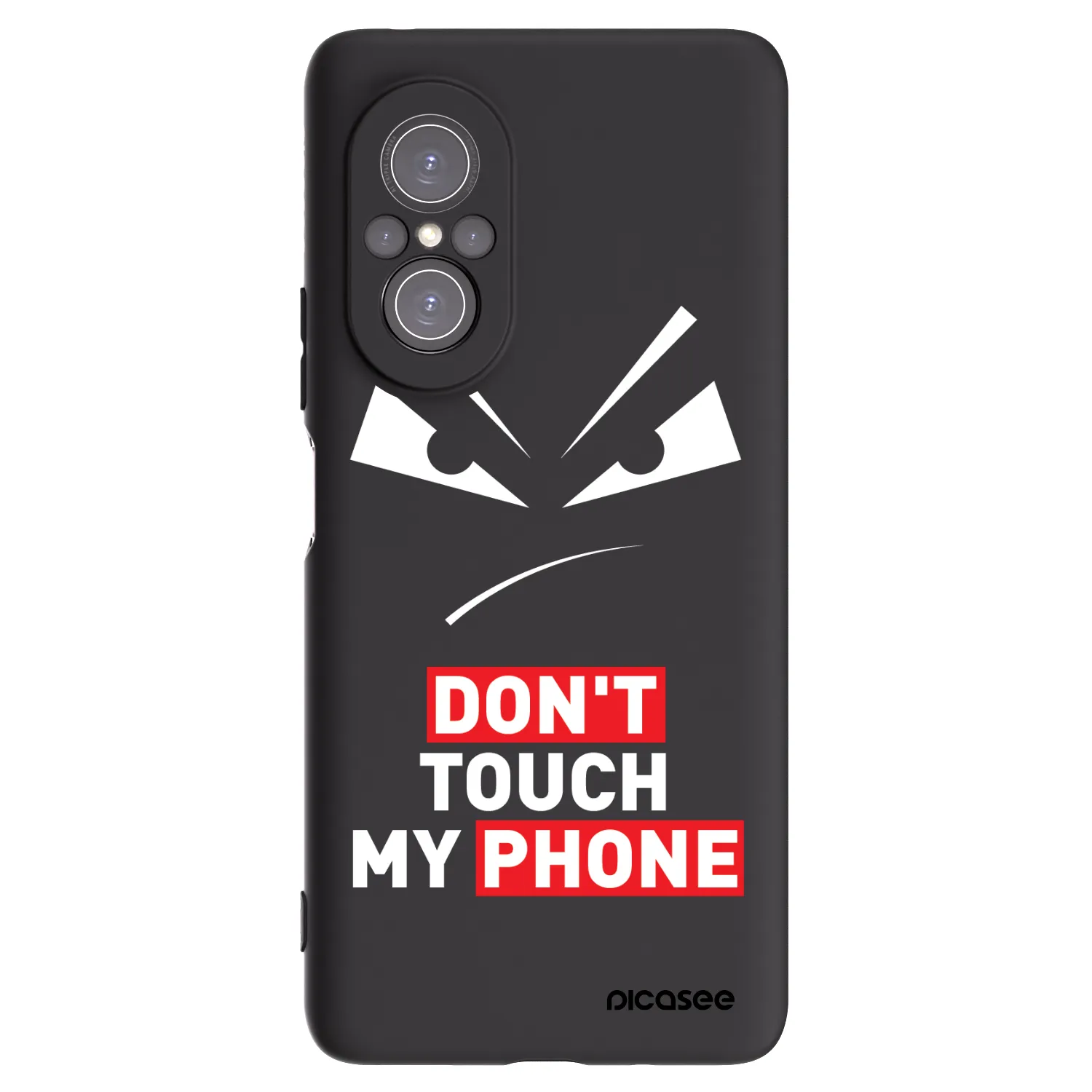 Picasee crna silikonska maskica za Huawei Nova 9 SE - Evil Eye - Transparent