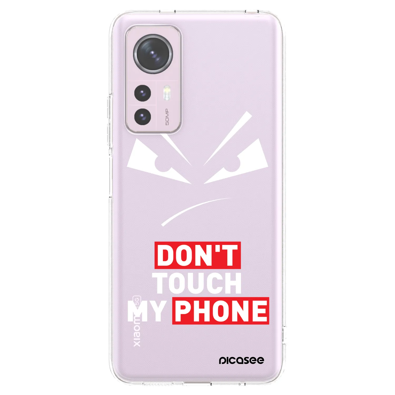 Picasee silikonska prozirna maskica za Xiaomi 12 - Evil Eye - Transparent