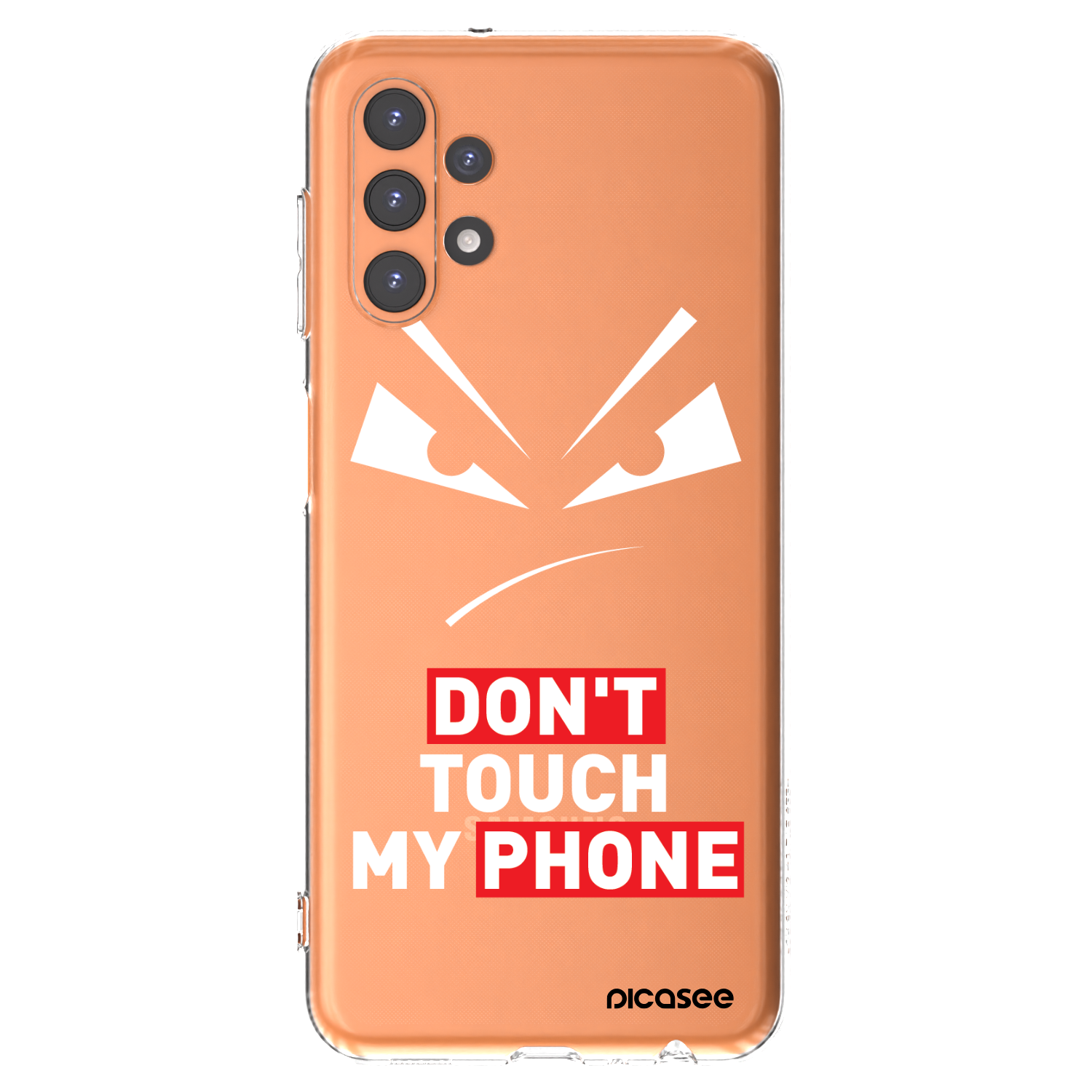 Picasee silikonska prozirna maskica za Samsung Galaxy A13 4G A135 - Evil Eye - Transparent