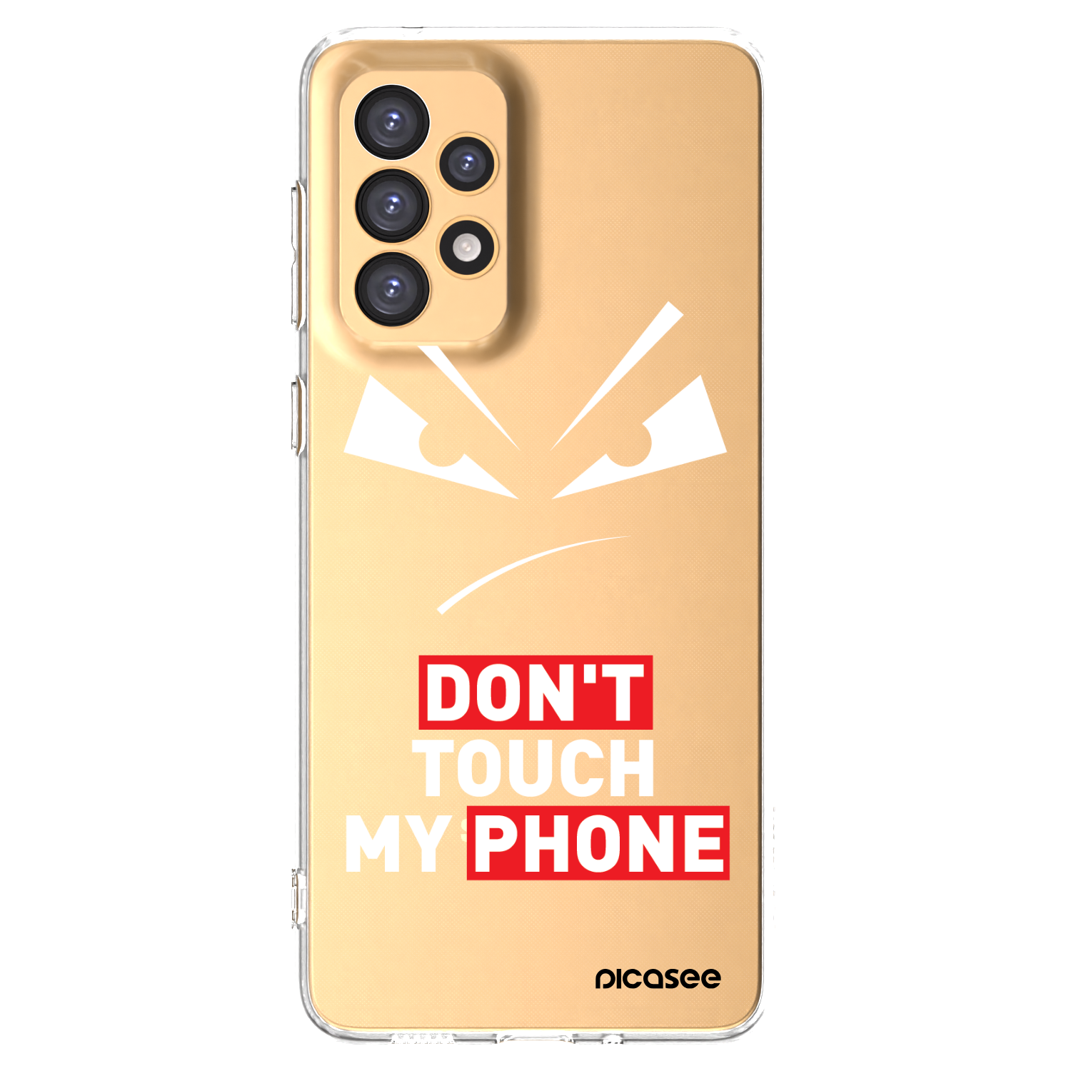 Picasee silikonska prozirna maskica za Samsung Galaxy A33 5G A336 - Evil Eye - Transparent