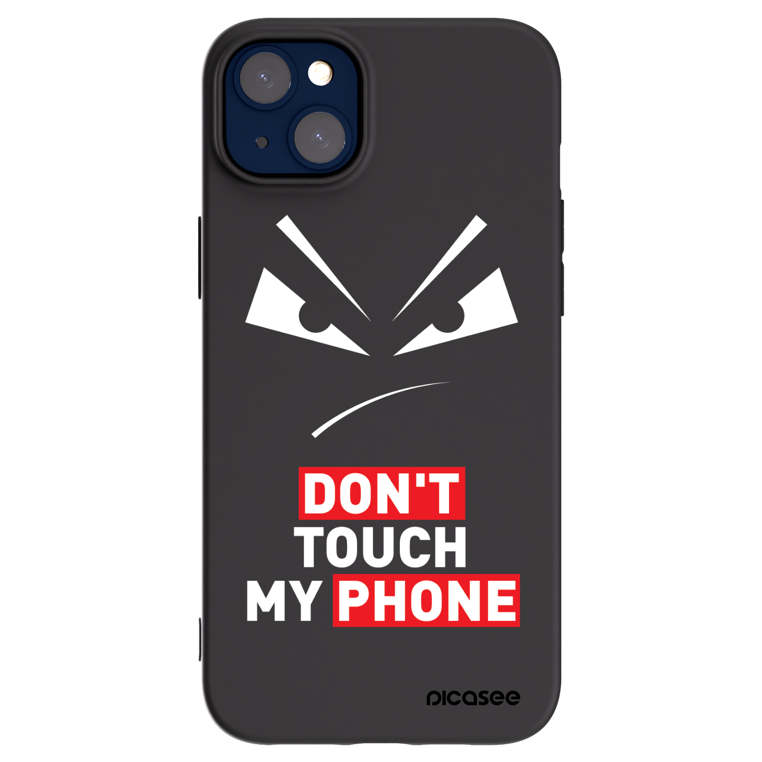 Picasee crna silikonska maskica za Apple iPhone 14 Plus - Evil Eye - Transparent