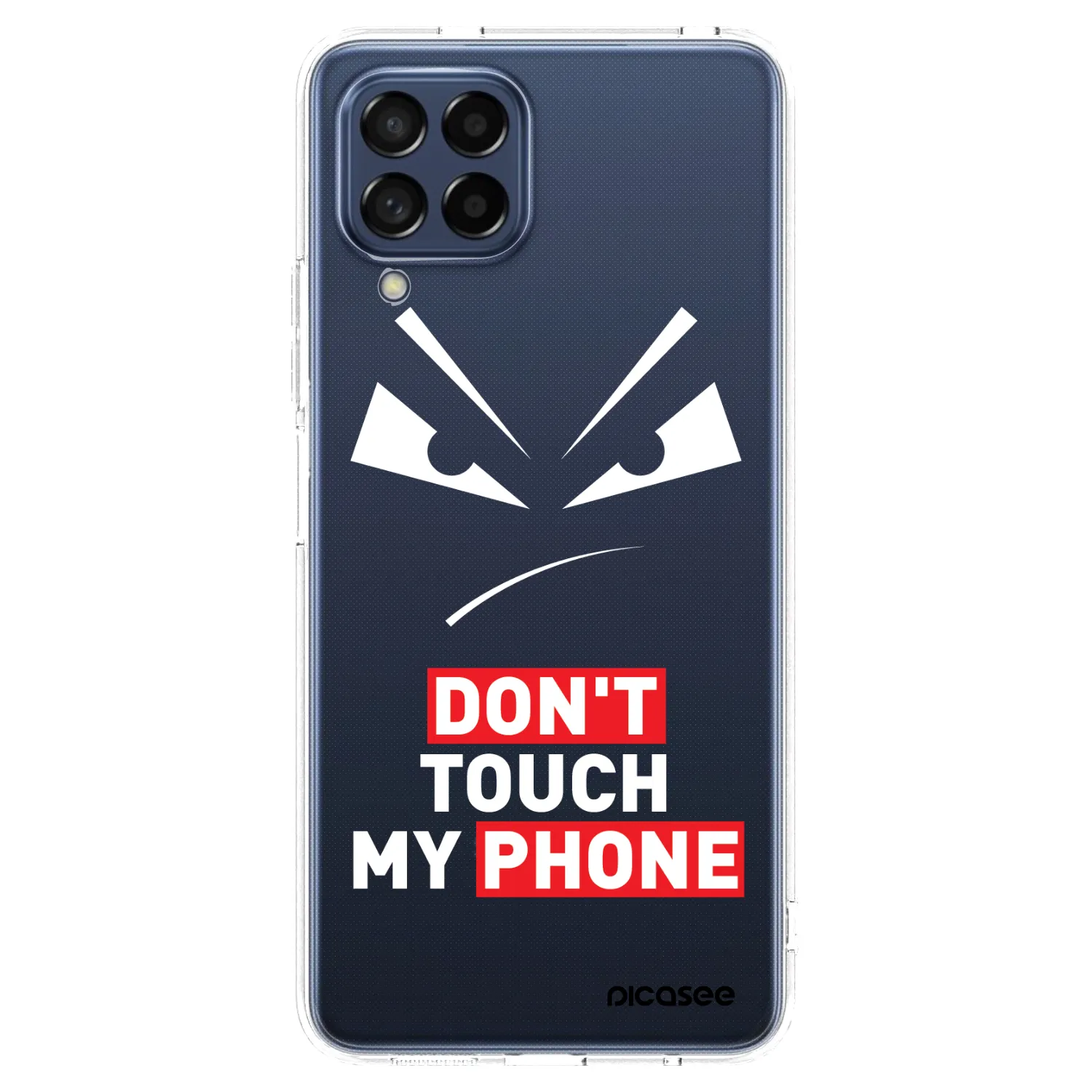 Picasee silikonska prozirna maskica za Samsung Galaxy M53 5G - Evil Eye - Transparent