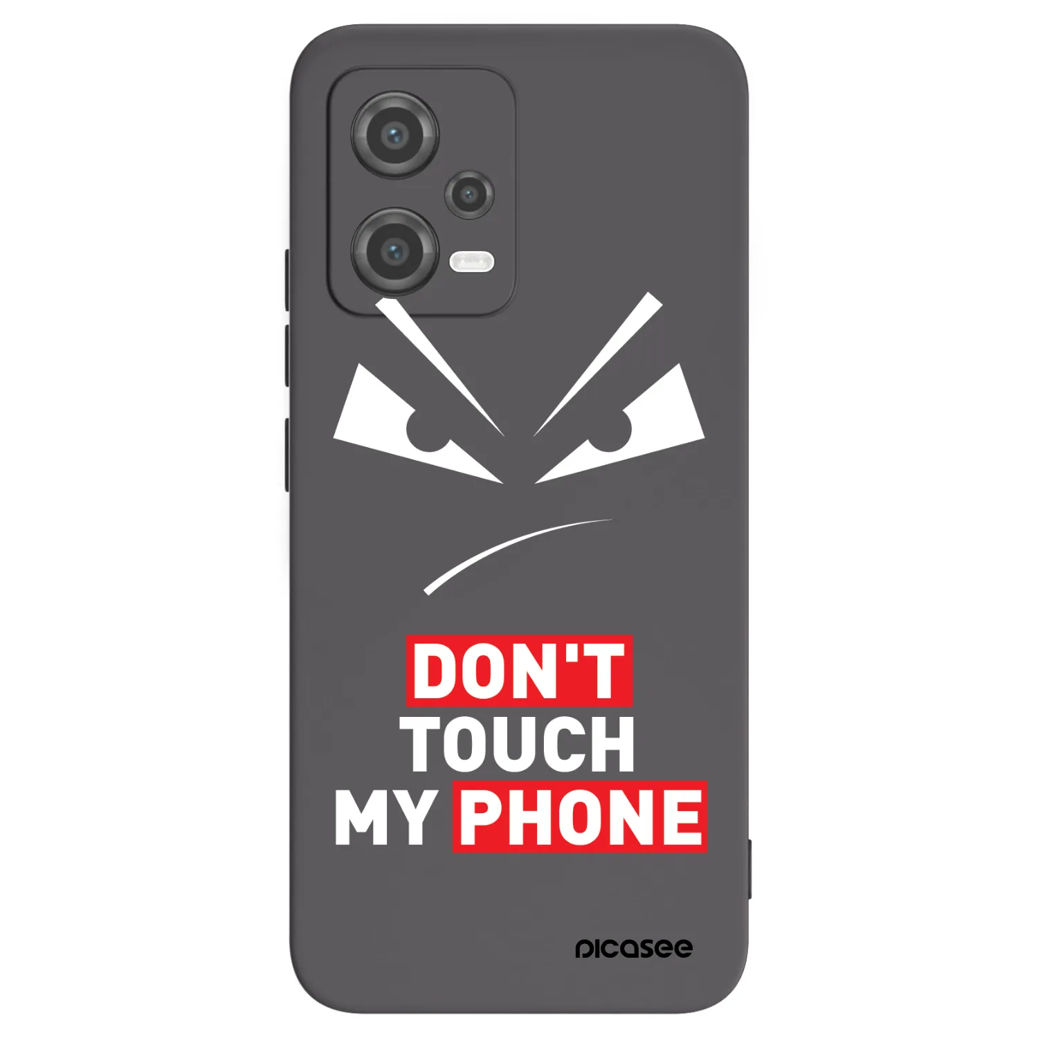 Picasee crna silikonska maskica za Xiaomi Poco X5 - Evil Eye - Transparent