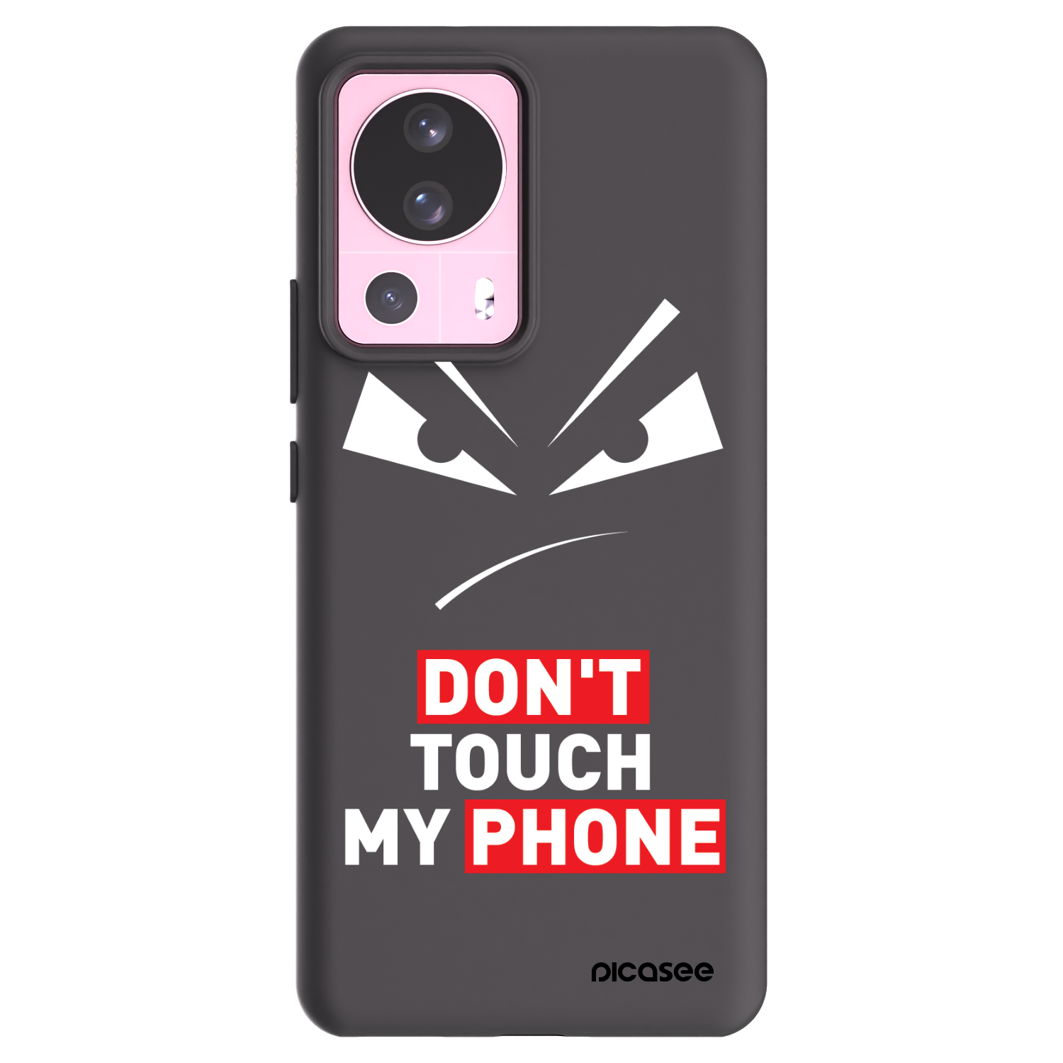 Picasee crna silikonska maskica za Xiaomi 13 Lite - Evil Eye - Transparent