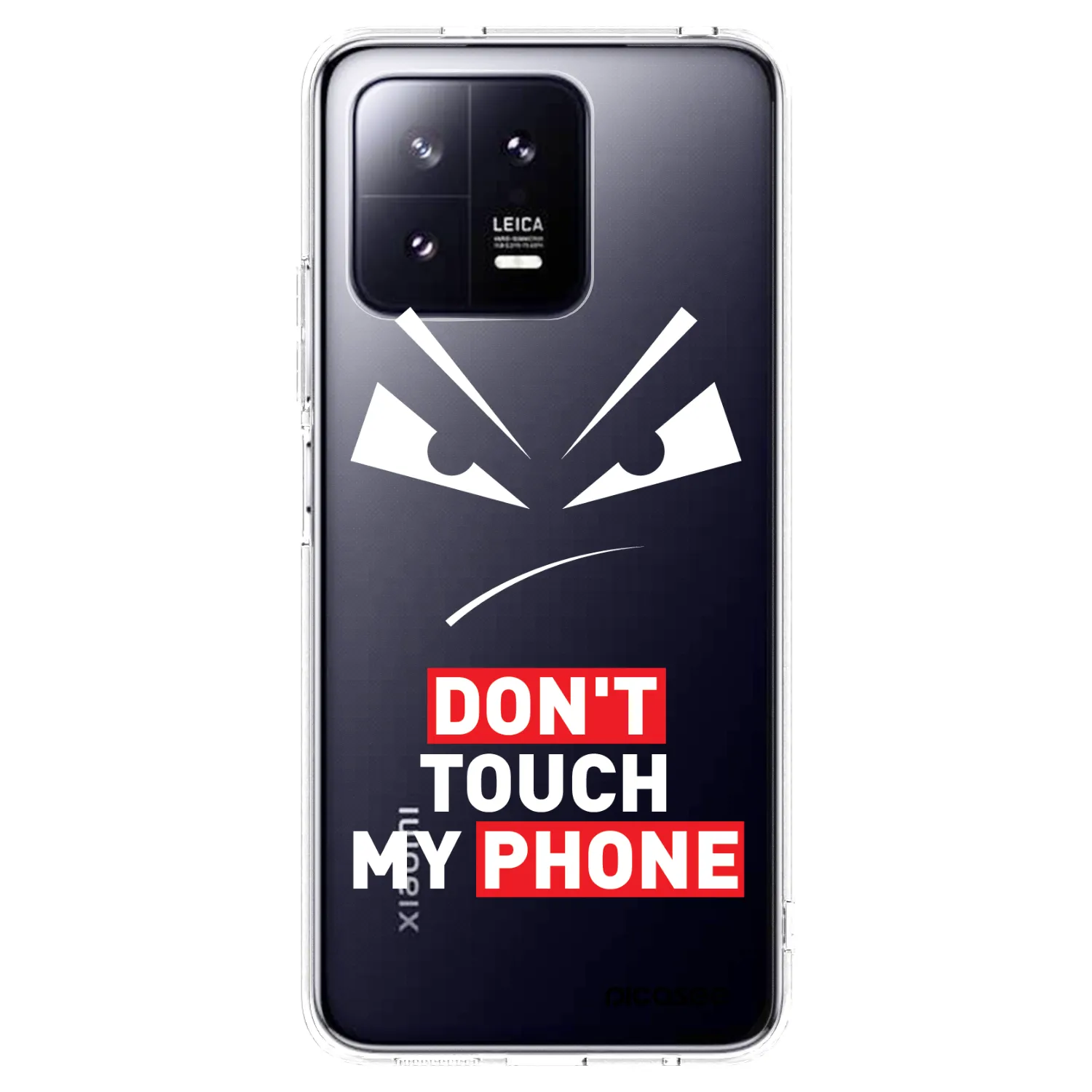 Picasee silikonska prozirna maskica za Xiaomi 13 Pro - Evil Eye - Transparent