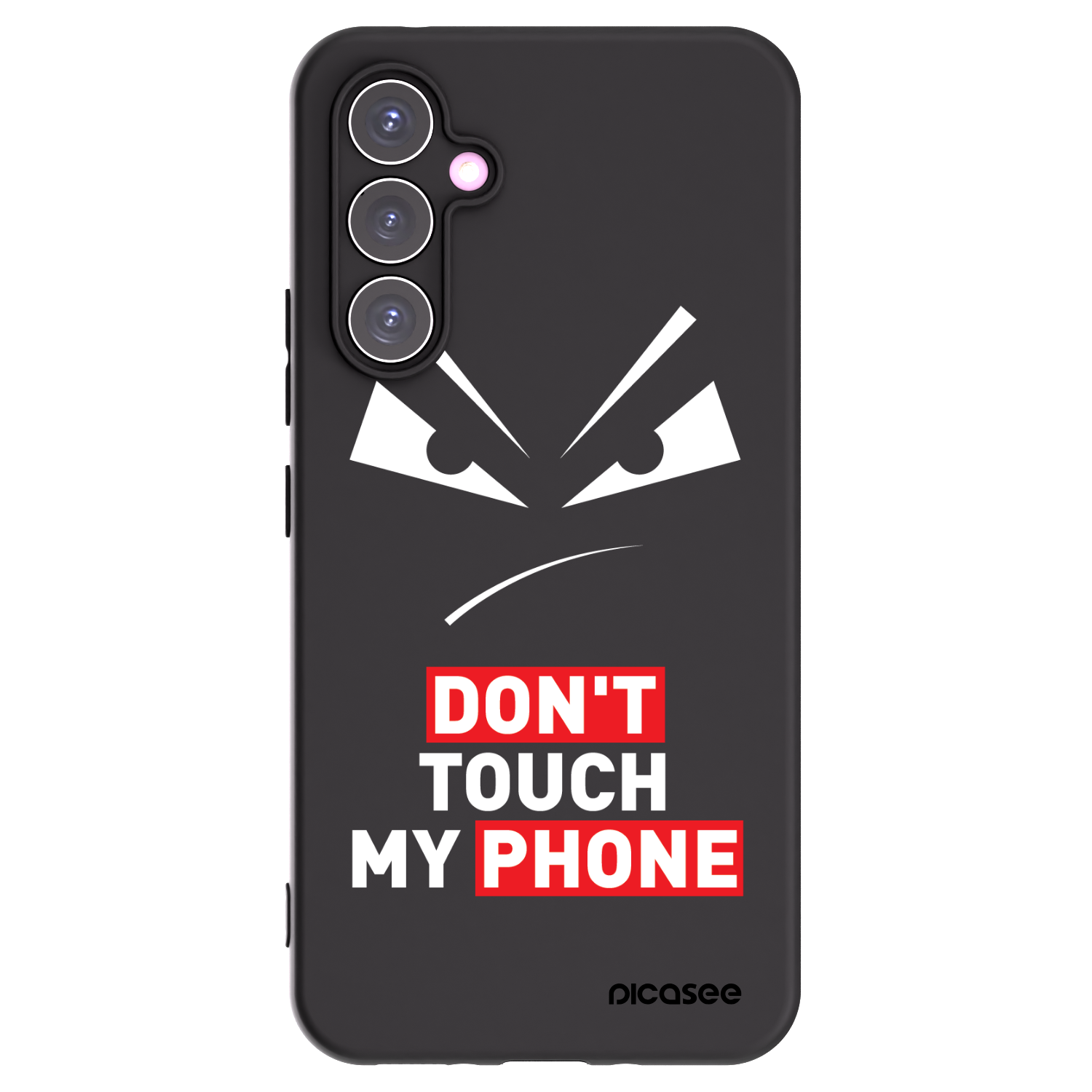 Picasee crna silikonska maskica za Samsung Galaxy A54 5G A546B - Evil Eye - Transparent