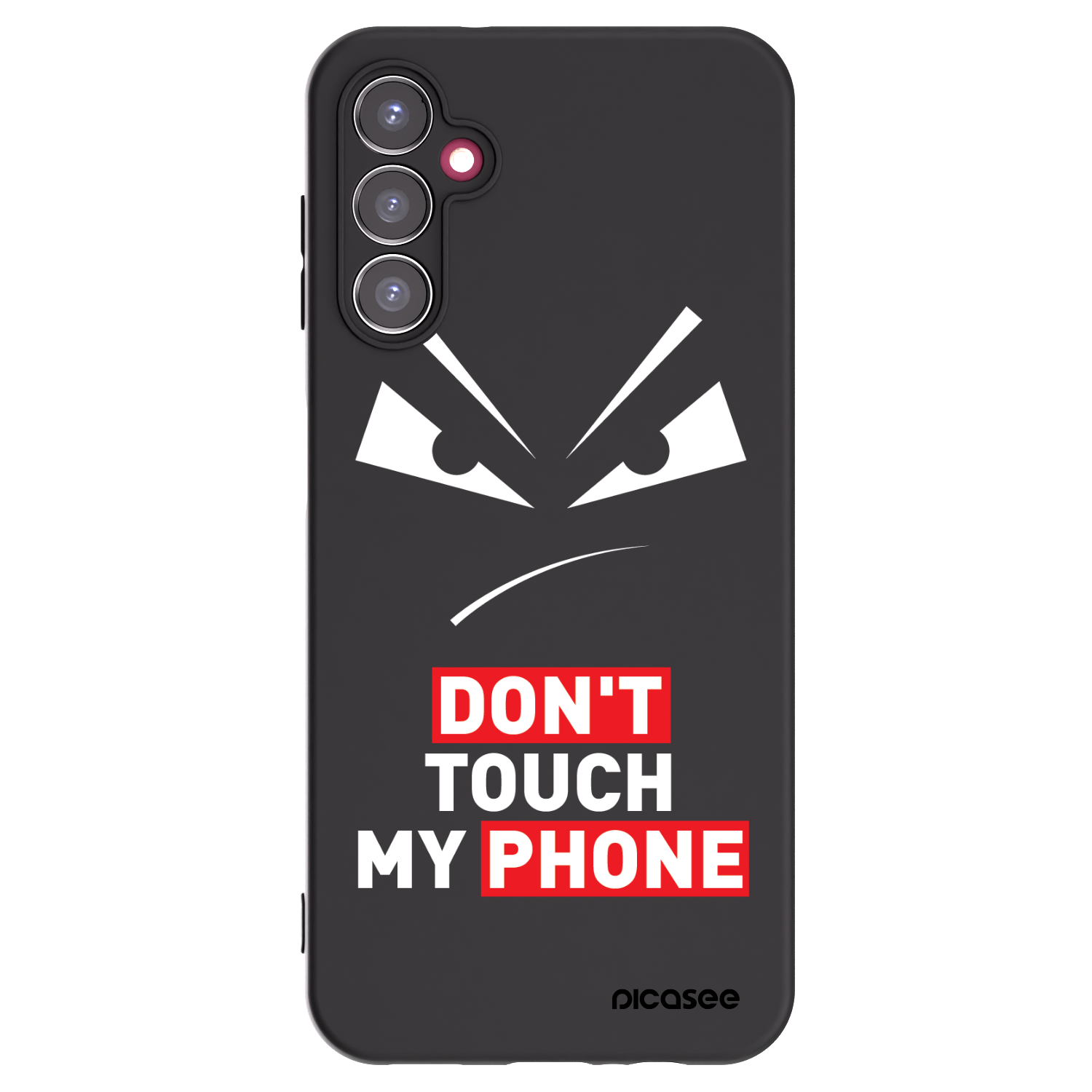 Picasee crna silikonska maskica za Samsung Galaxy A14 5G A146P - Evil Eye - Transparent