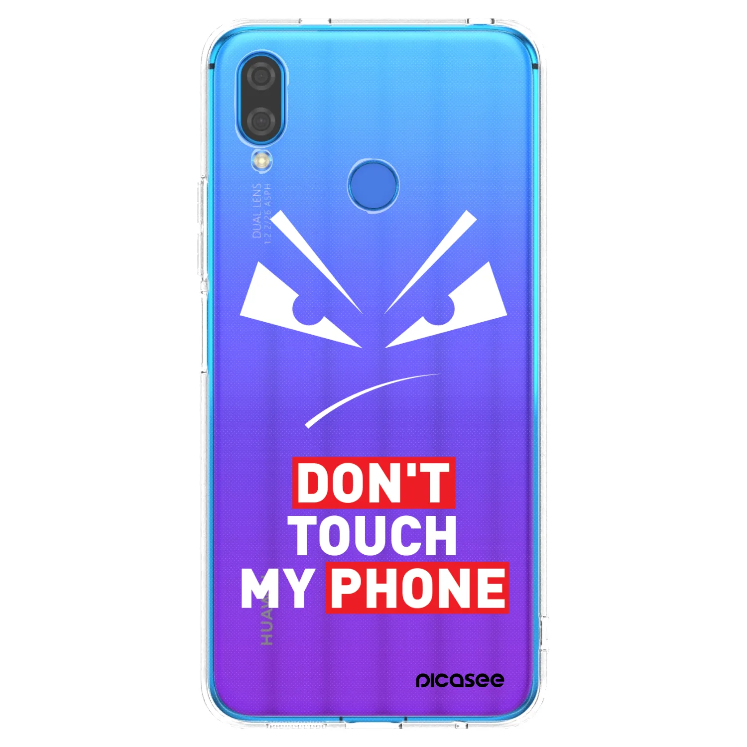 Picasee silikonska prozirna maskica za Huawei Nova 3 - Evil Eye - Transparent